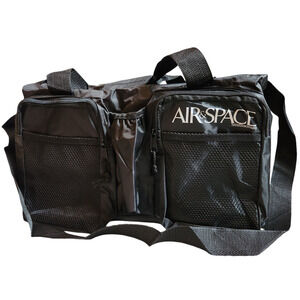 Smithsonian Air & Space duffel bag vintage black